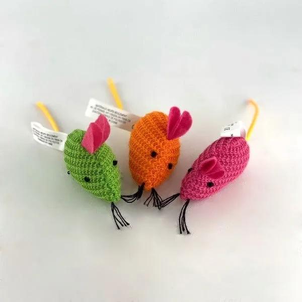 Pawise Caddice Mice Cat Toy