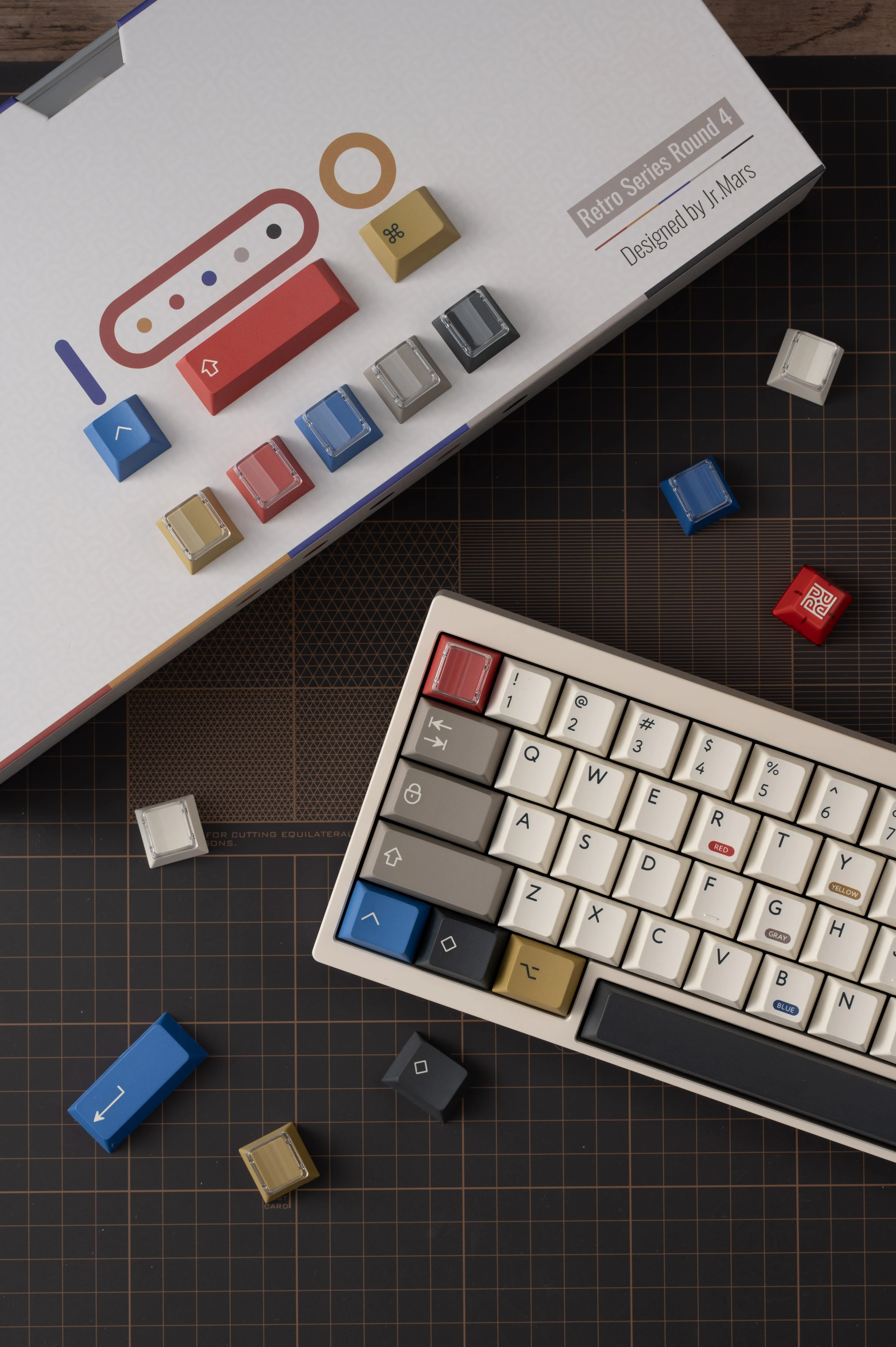 PBTfans Retro 100 Keycap Set