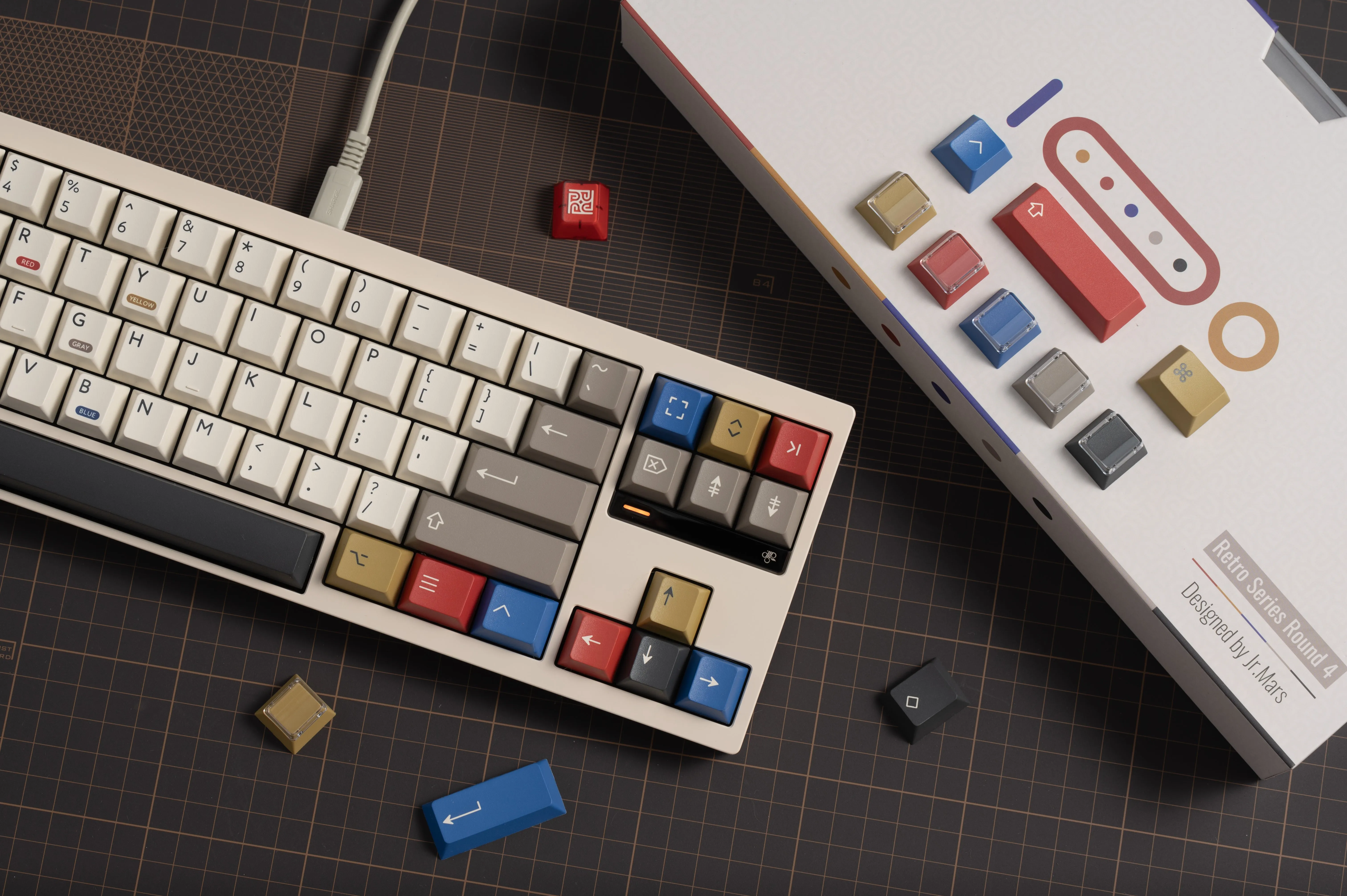 PBTfans Retro 100 Keycap Set