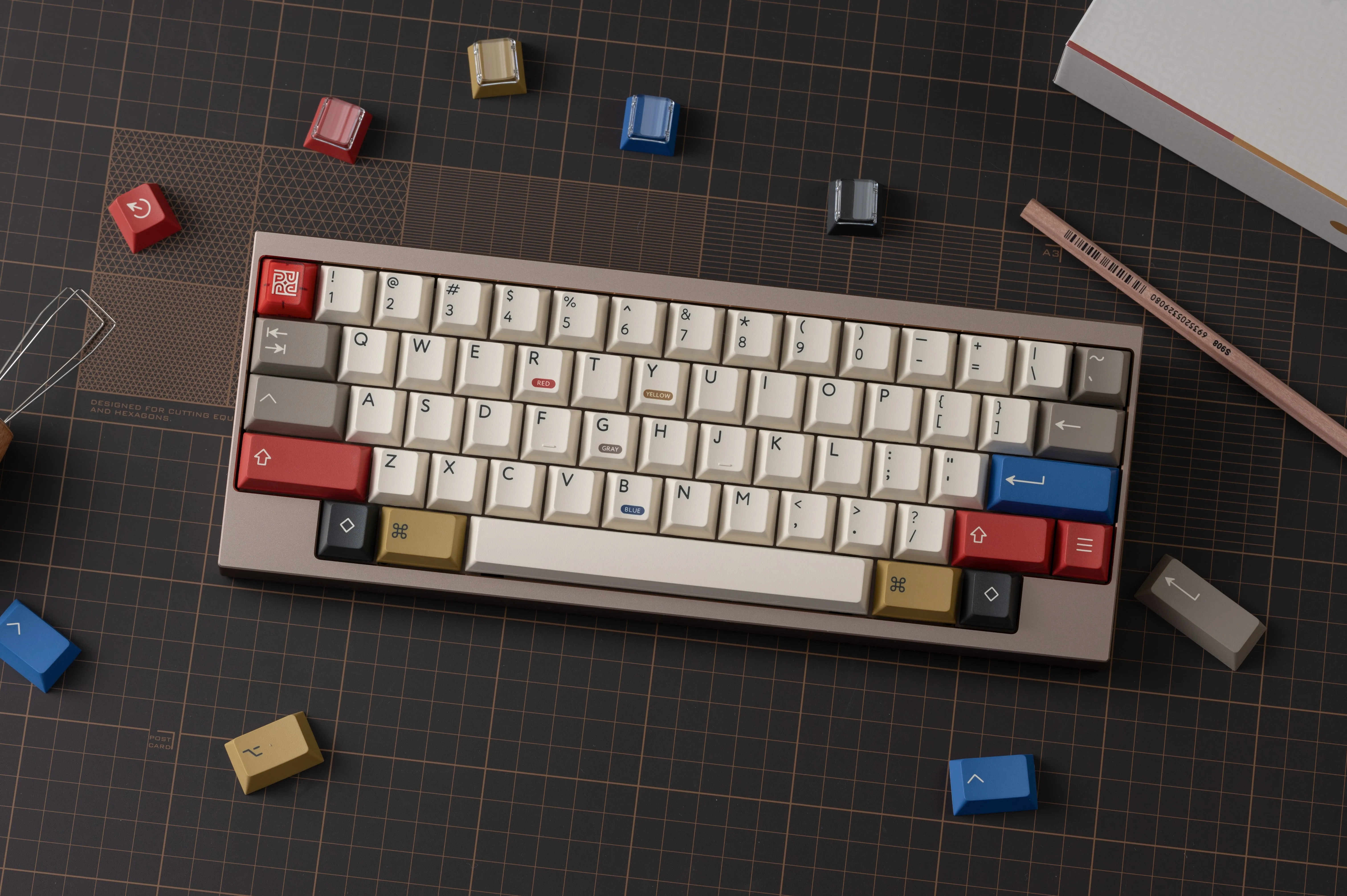 PBTfans Retro 100 Keycap Set