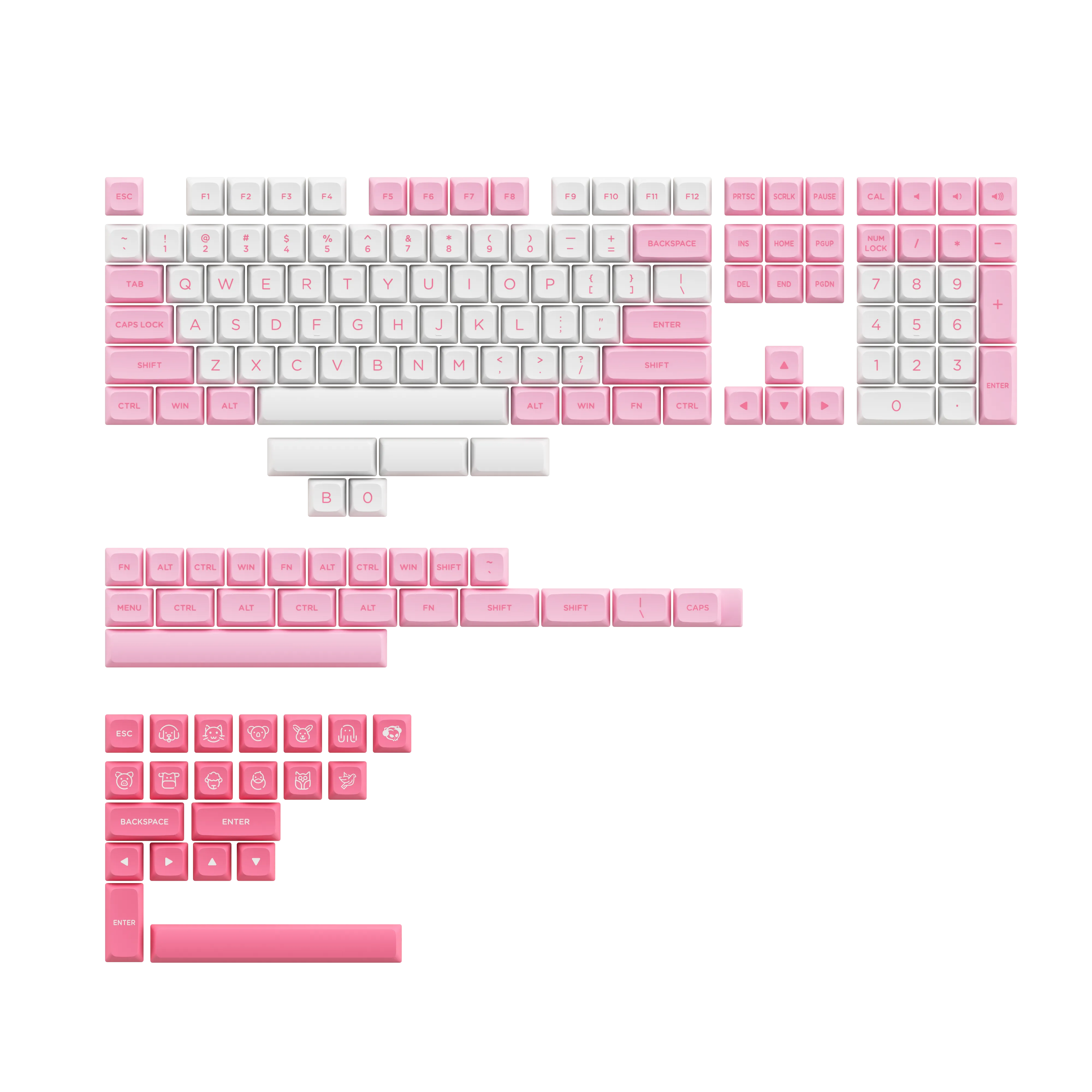 Prunus Lannesiana Keycap Set (155-Key)
