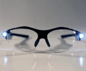 Railhead Gear Safety Glasses with Two 15 Lumen LEDs