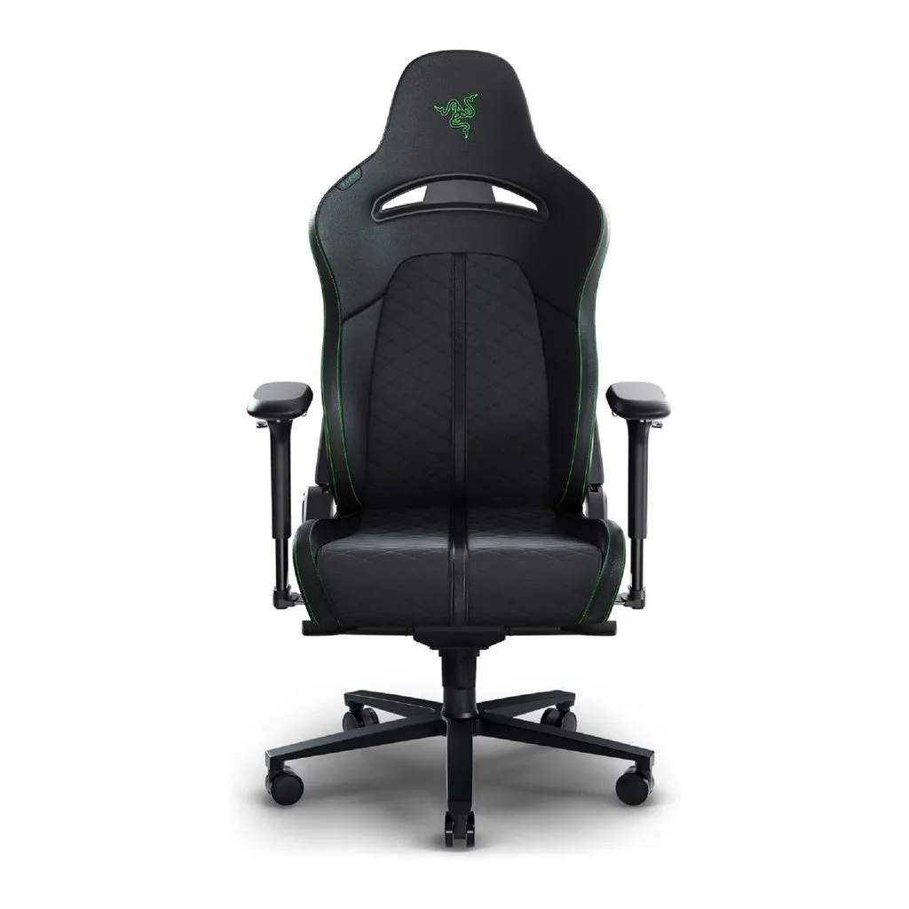 Razer Enki Gaming Chair for All-Day Comfort | Built-in Lumbar Arch | Synthetic Leather | Reactive Seat Tilt
