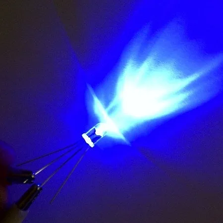 RGB 5mm Water Clear LED - 45deg - 2100mCd - Cmn Anode
