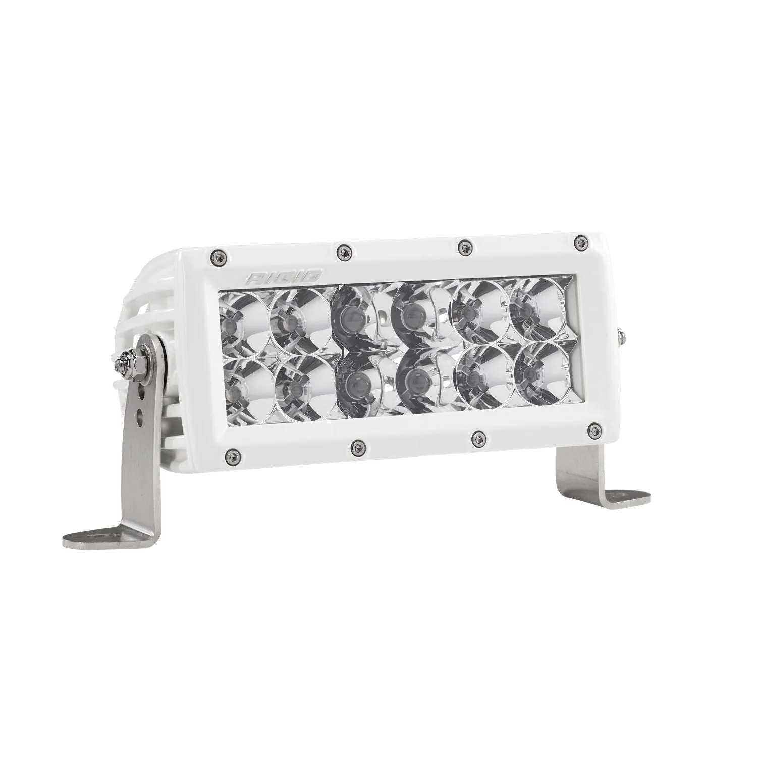 RIGID E-Series PRO LED Light Spot/Flood Combo 6 Inch White Housing