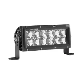 RIGID E-Series PRO LED Light Spot/Flood Optic Combo 6 Inch Black Housing