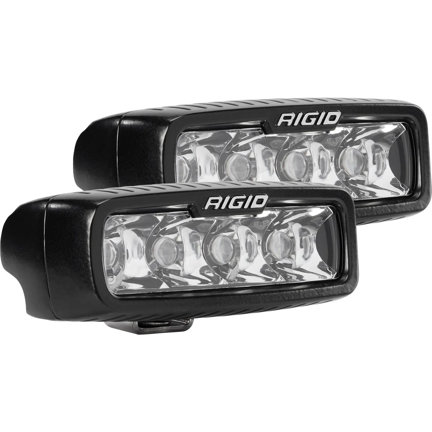 RIGID SR-M Series PRO Spot Optic Surface Mount Black Housing Pair