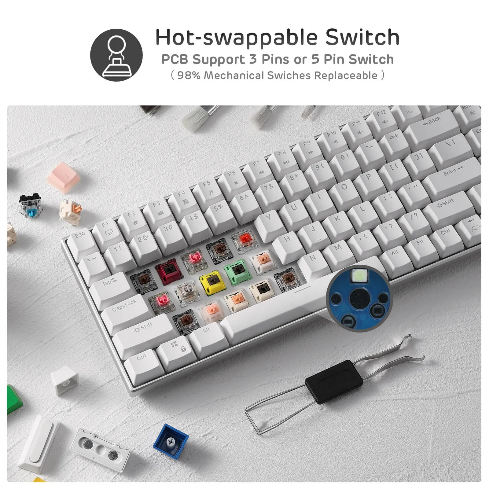 RK84 Pro 75% Wireless Mechanical Keyboard (Open-Box)