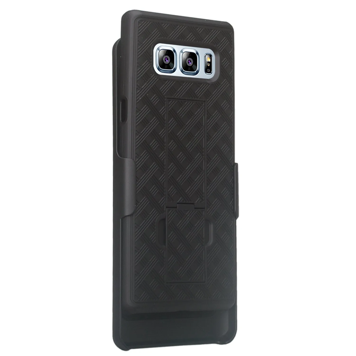 Samsung Galaxy Note 8 Case, Rugged Slim Rotating Swivel Lock Holster Shell Combo Case for Galaxy Note 8 - Black