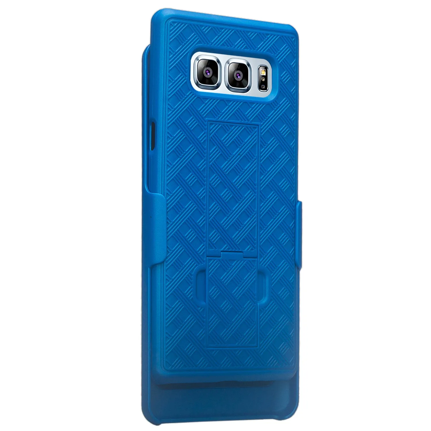Samsung Galaxy Note 8 Case, Rugged Slim Rotating Swivel Lock Holster Shell Combo Case for Galaxy Note 8 - Blue