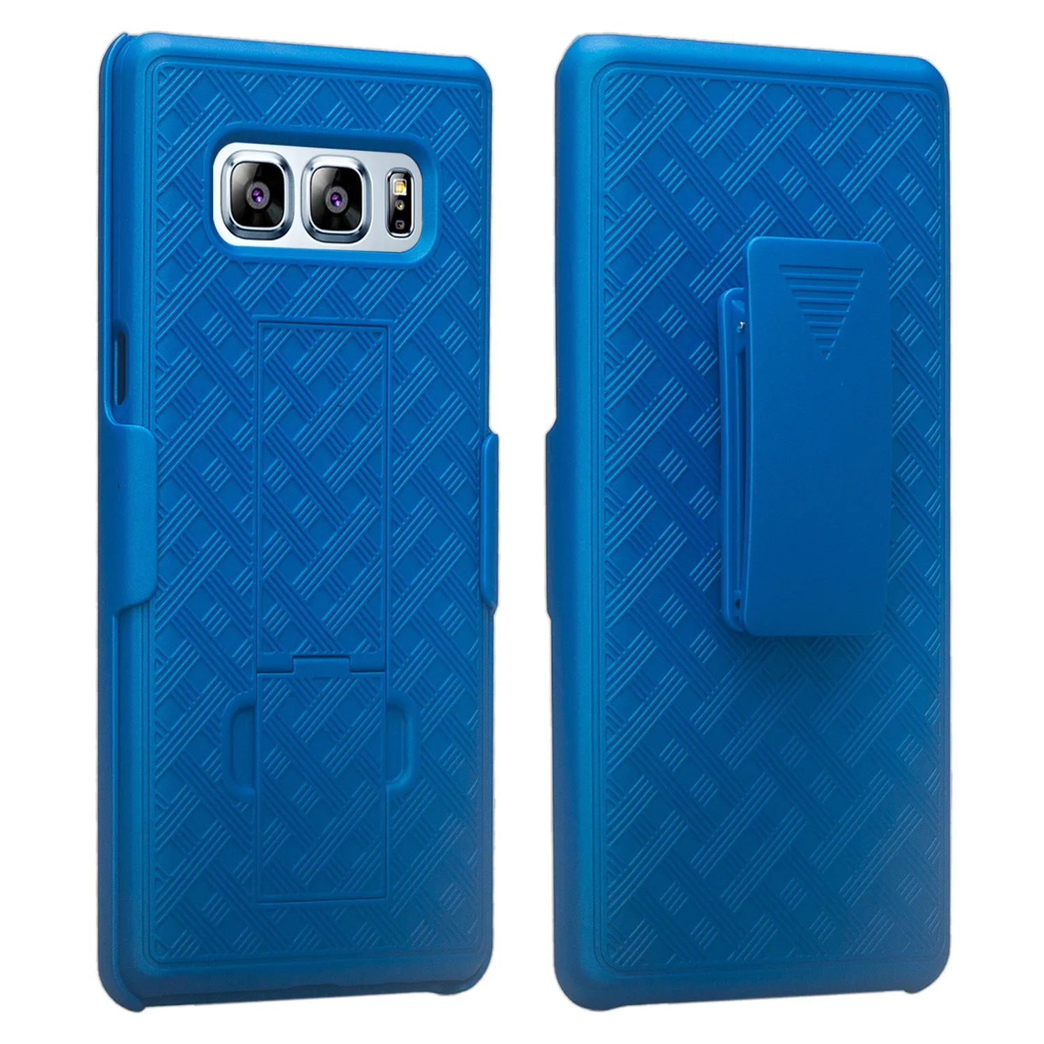 Samsung Galaxy Note 8 Case, Rugged Slim Rotating Swivel Lock Holster Shell Combo Case for Galaxy Note 8 - Blue