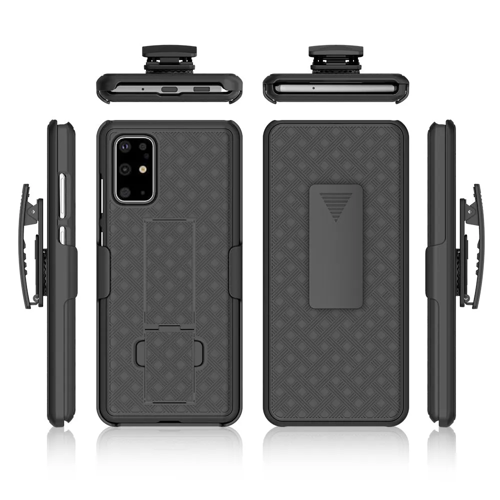 Samsung Galaxy S20 Plus/Galaxy S20  Case, Rugged Slim Rotating Swivel Lock Holster Shell Combo Clip Cover for Galaxy S20 Plus/Galaxy S20 