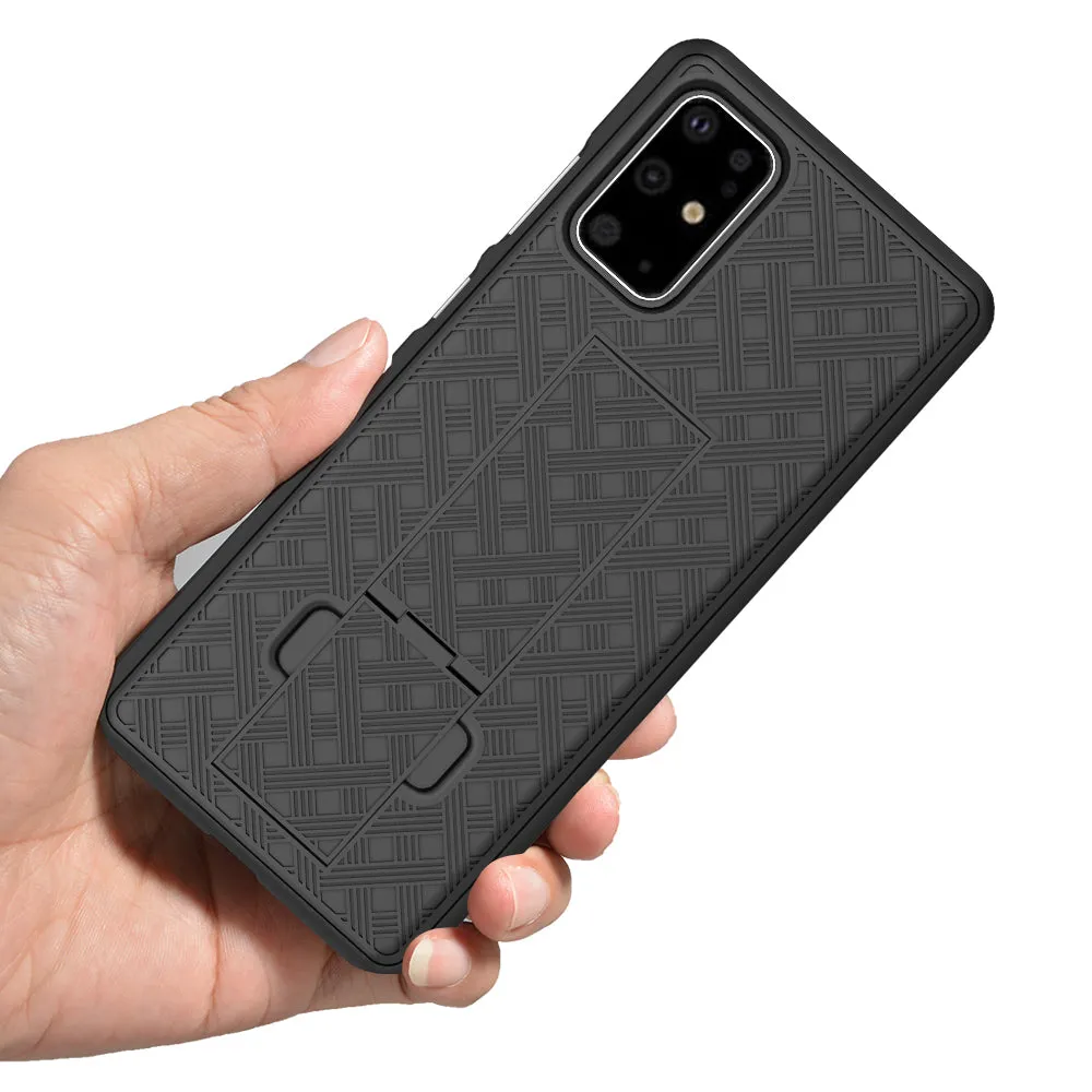 Samsung Galaxy S20 Plus/Galaxy S20  Case, Rugged Slim Rotating Swivel Lock Holster Shell Combo Clip Cover for Galaxy S20 Plus/Galaxy S20 