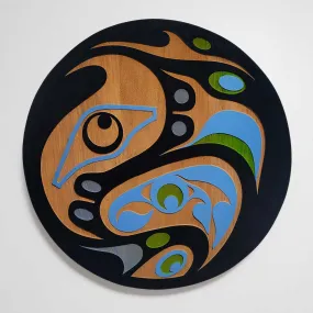 Sandblasted 18" Eagle Panel