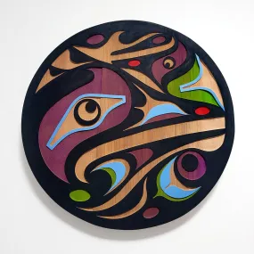 Sandblasted 18" Hummingbird Panel