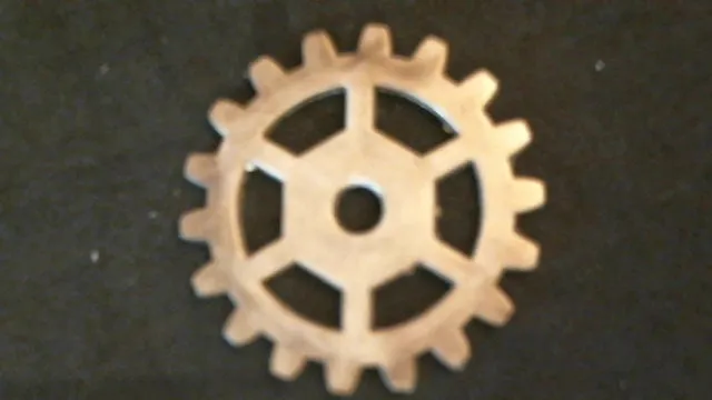 Silicone Mold Gear used with cards, Scrapbooking, wax, gypsum, resin, hot glue, soap, clay, metal