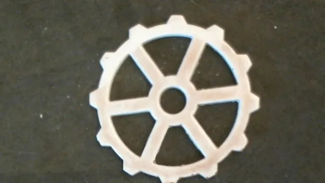 Silicone Mold Gear used with wax, cards, Scrapbooking, Candle, gypsum, resin, hot glue, soap, clay, concrete, metal