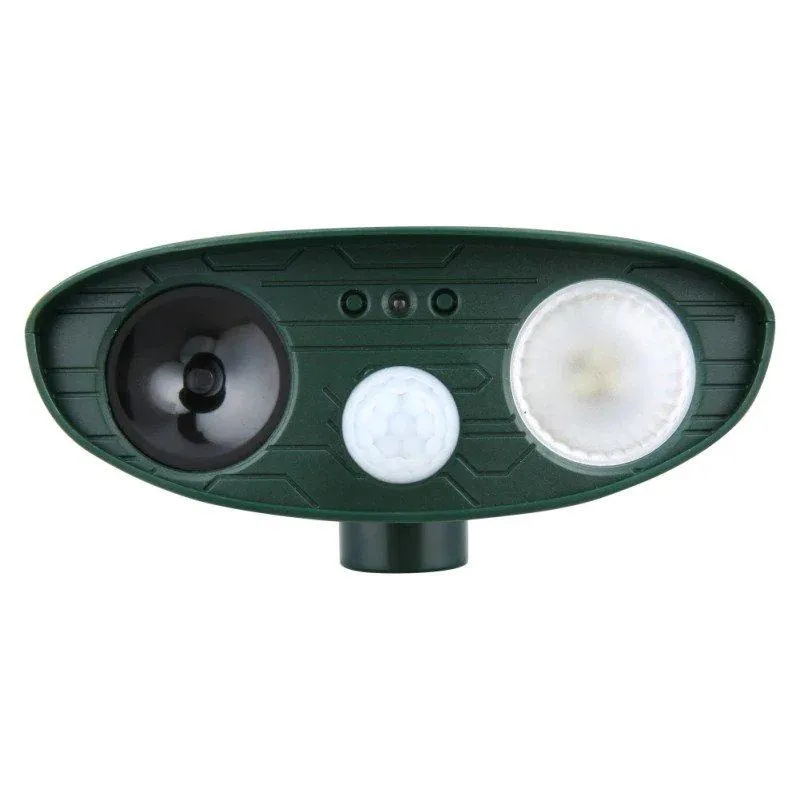 Solar Powered Ultrasonic Outdoor Animal Repeller - PACK OF 2