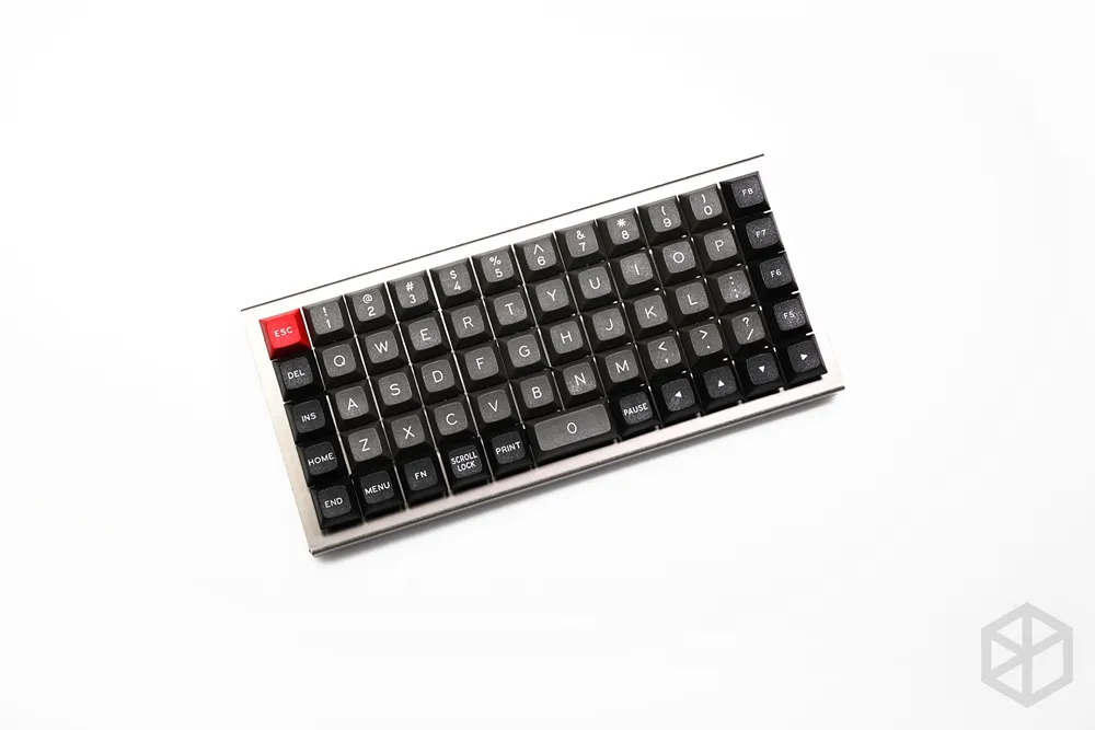 stainless steel bent case enclosed case for jj50 JJ50 50% custom keyboard acrylic panels acrylic panel diffuser similar preonic