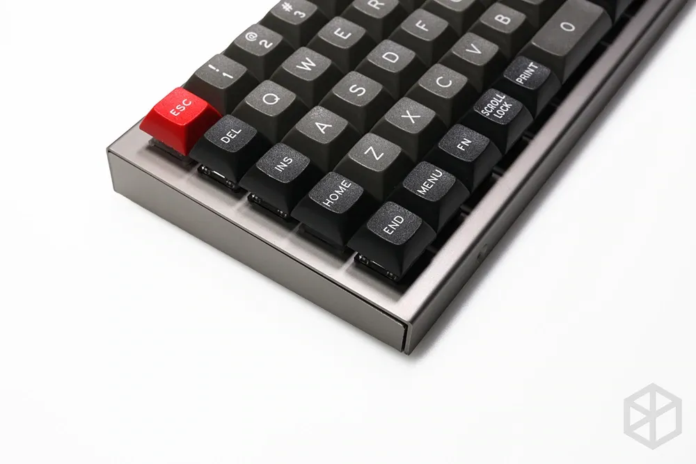 stainless steel bent case enclosed case for jj50 JJ50 50% custom keyboard acrylic panels acrylic panel diffuser similar preonic