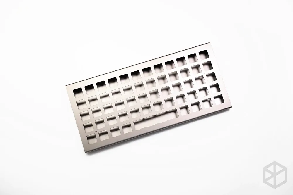 stainless steel bent case enclosed case for jj50 JJ50 50% custom keyboard acrylic panels acrylic panel diffuser similar preonic