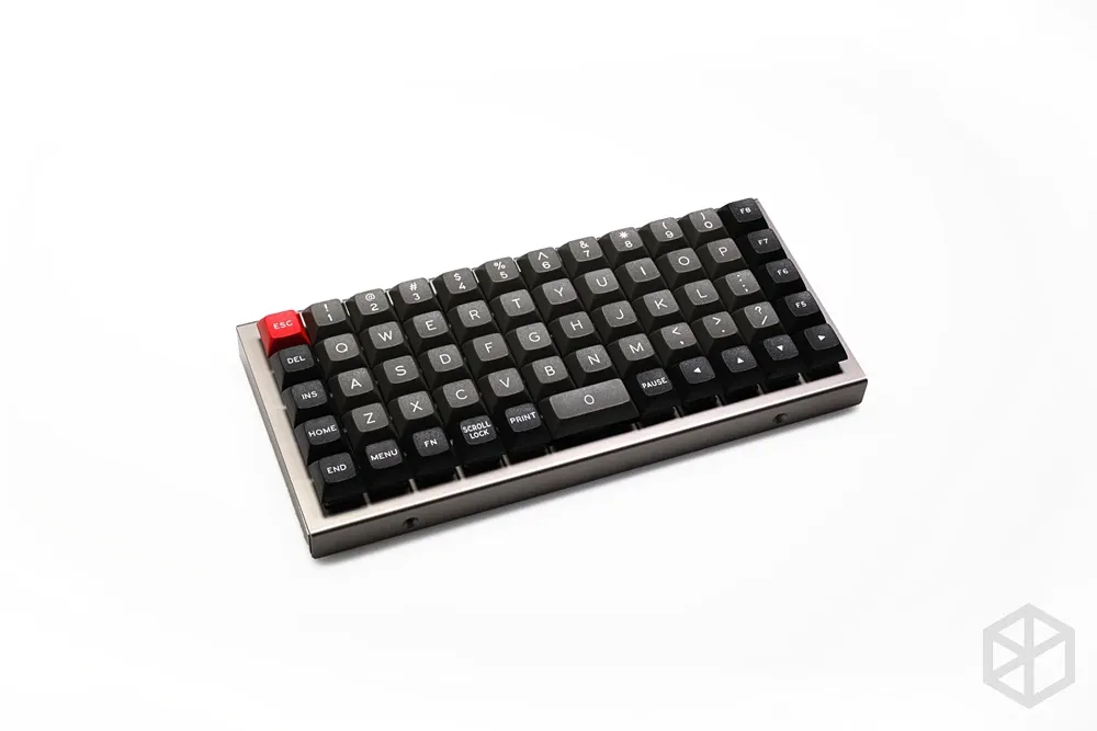 stainless steel bent case enclosed case for jj50 JJ50 50% custom keyboard acrylic panels acrylic panel diffuser similar preonic