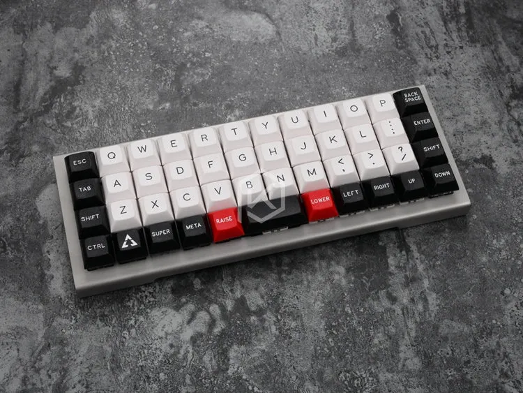 stainless steel bent case for jj40 JJ40 40% custom keyboard acrylic panels acrylic panel diffuser also can support planck