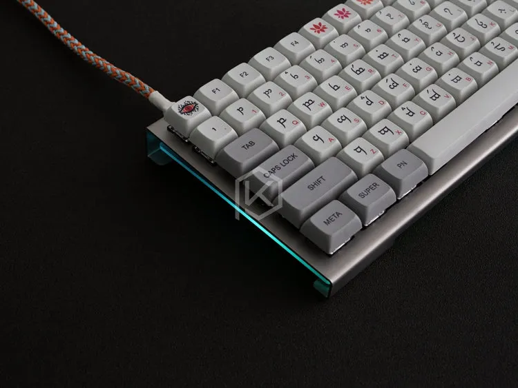 stainless steel bent case for xd84 eepw84 custom keyboard acrylic panels acrylic diffuser