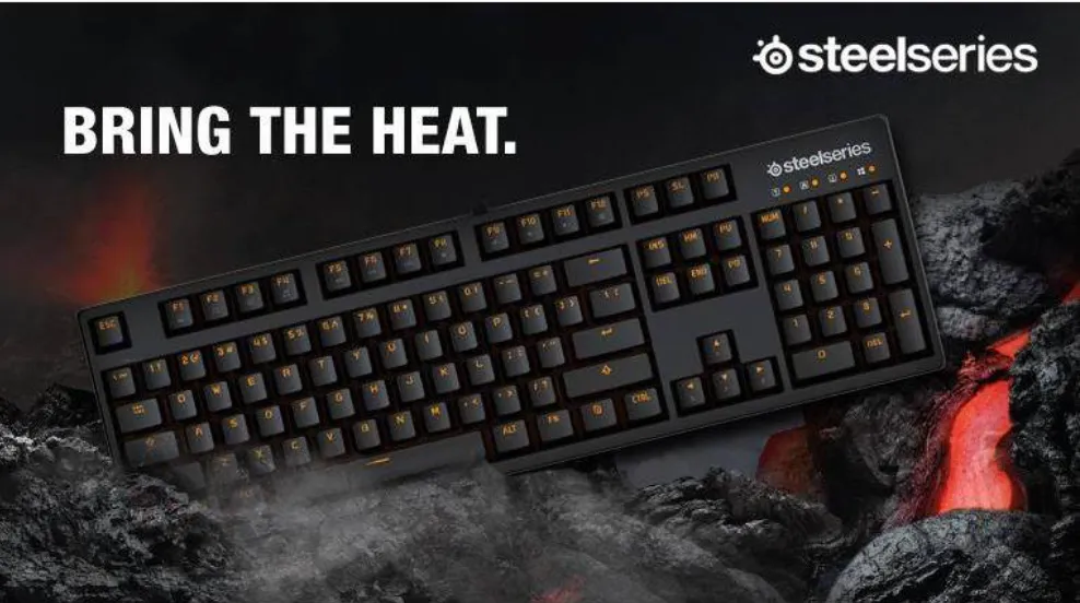 SteelSeries Keyboard Apex M260 Heat Orange Gaming Keyboard