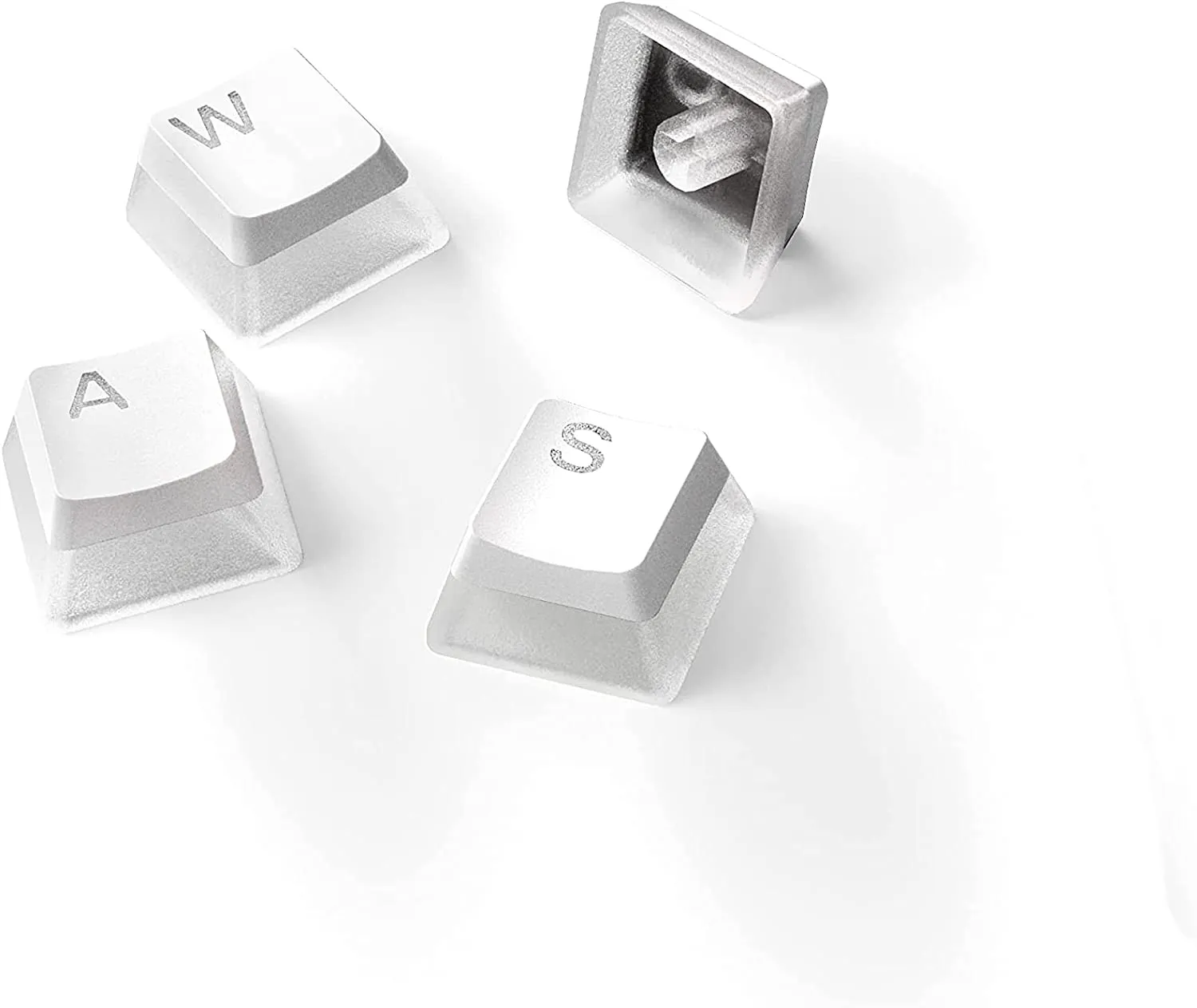 SteelSeries Keyboard PRISMCAPS - Double Shot Pudding-Style Keycaps - Durable PBT Thermoplastic - Compatible with a Wide Range of Mechanical Keyboards - White