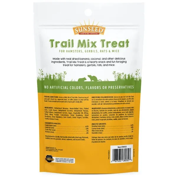 Sunseed Trail Mix Treat with Banana & Coconut for Small Pets