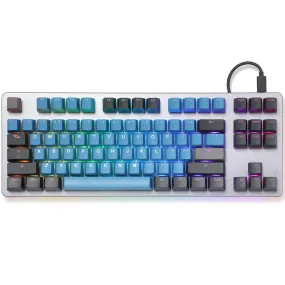 taihao pbt doubleshot keycaps Deep Forest Blue Green Backlit oem profile