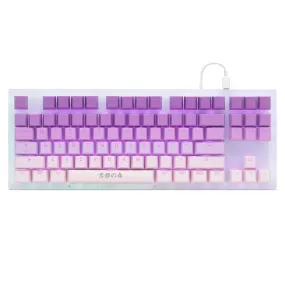 taihao Spring in Kyoto pbt double shot keycaps for diy gaming mechanical keyboard Backlit Caps oem profile light through ISO UK