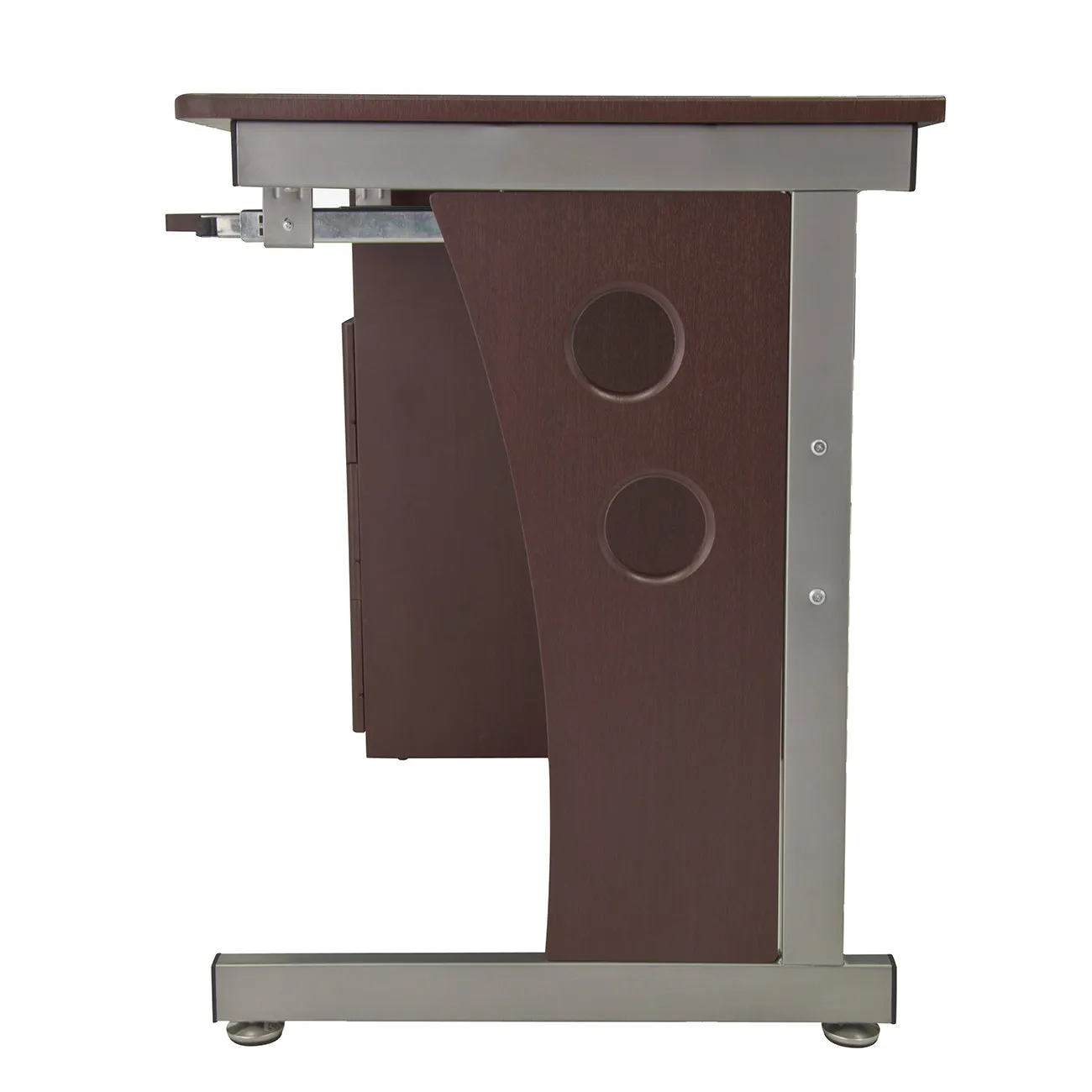 Tech Max Desk With Ample Storage - Chocolate
