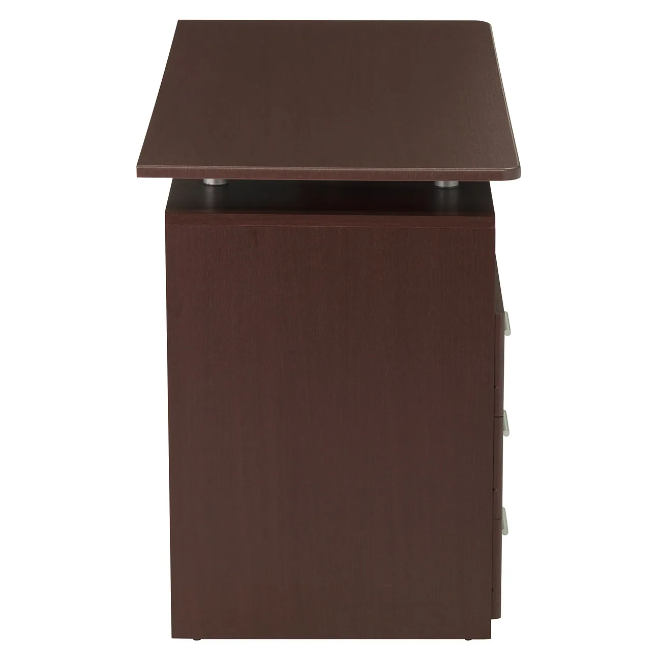 Tech Max Desk With Ample Storage - Chocolate
