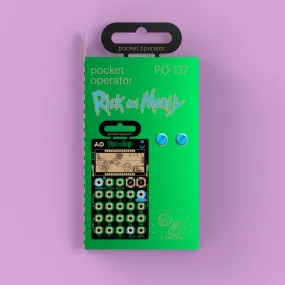 Teenage Engineering PO-137 Rick and Morty Edition