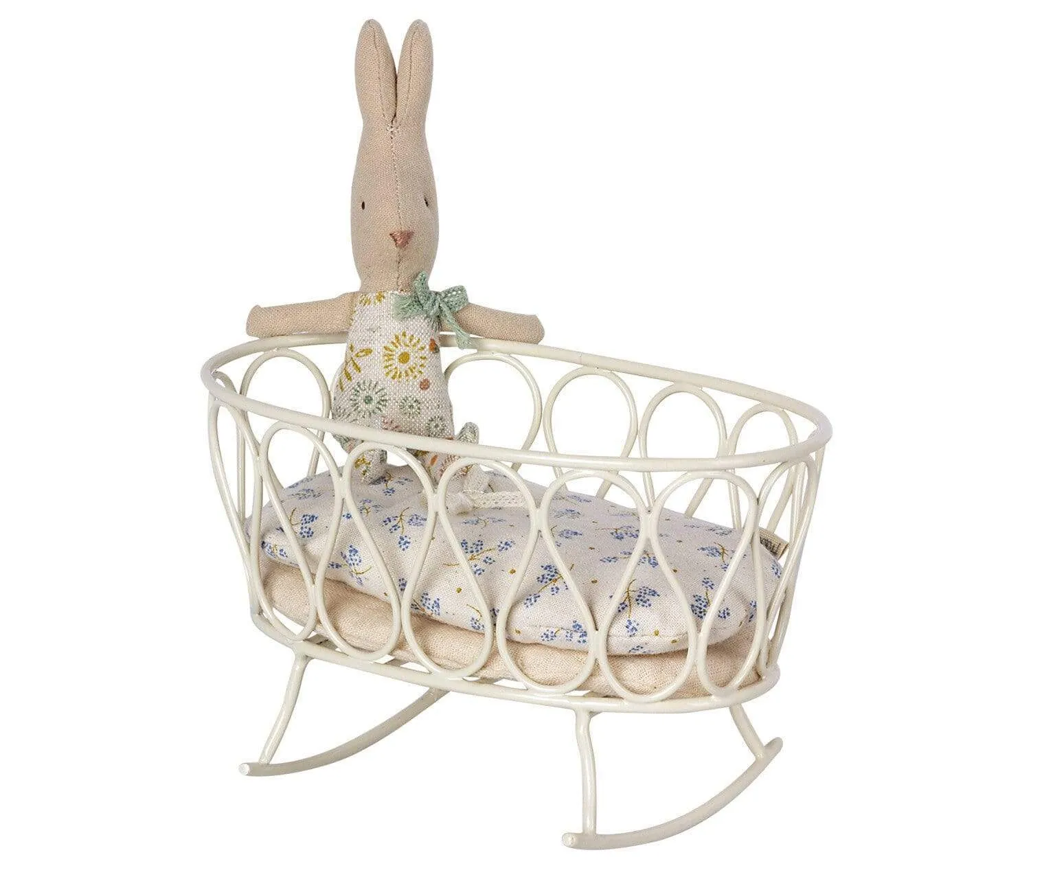 Tiny Blue Cradle with Sleeping Bag