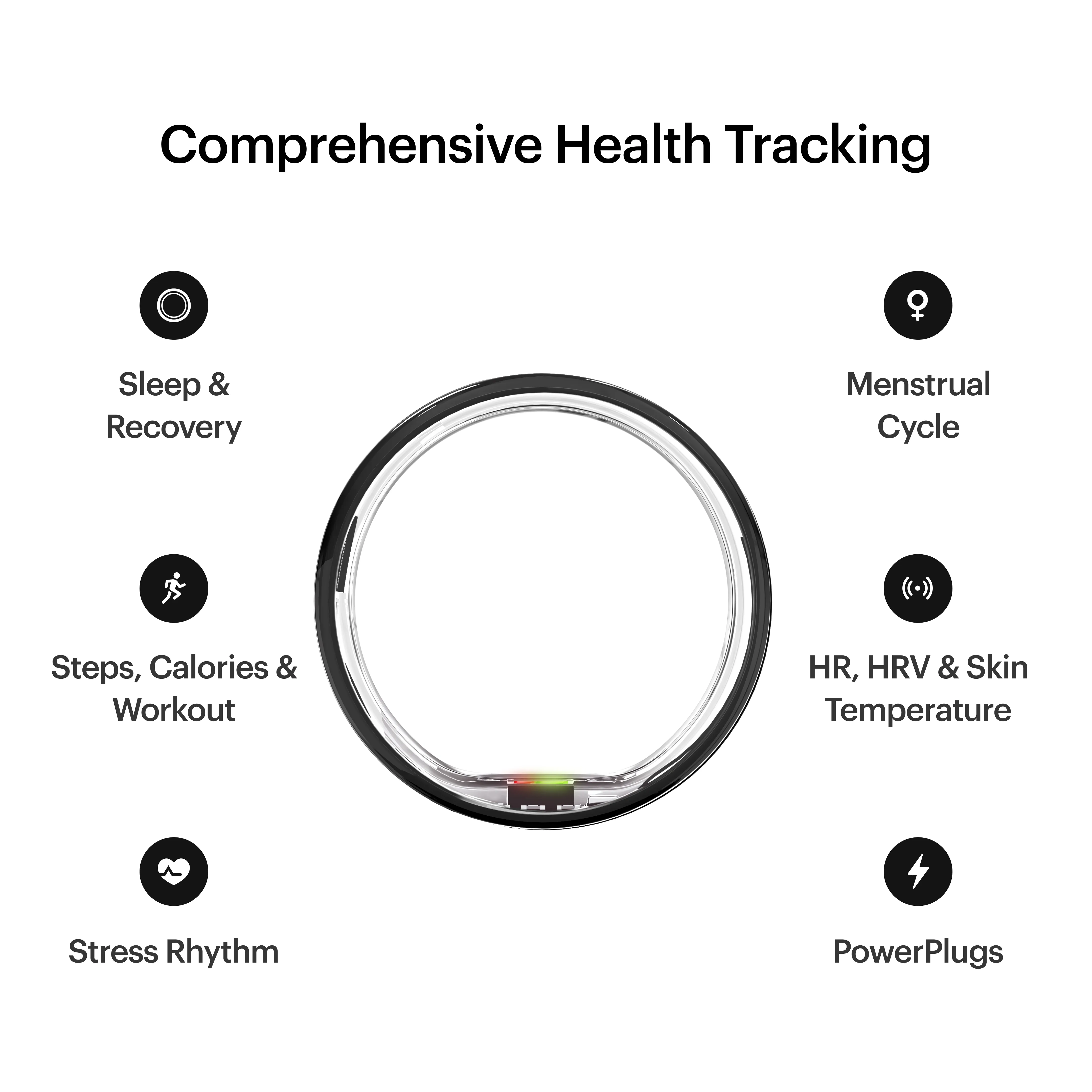 Ultrahuman Ring AIR - Aster Black