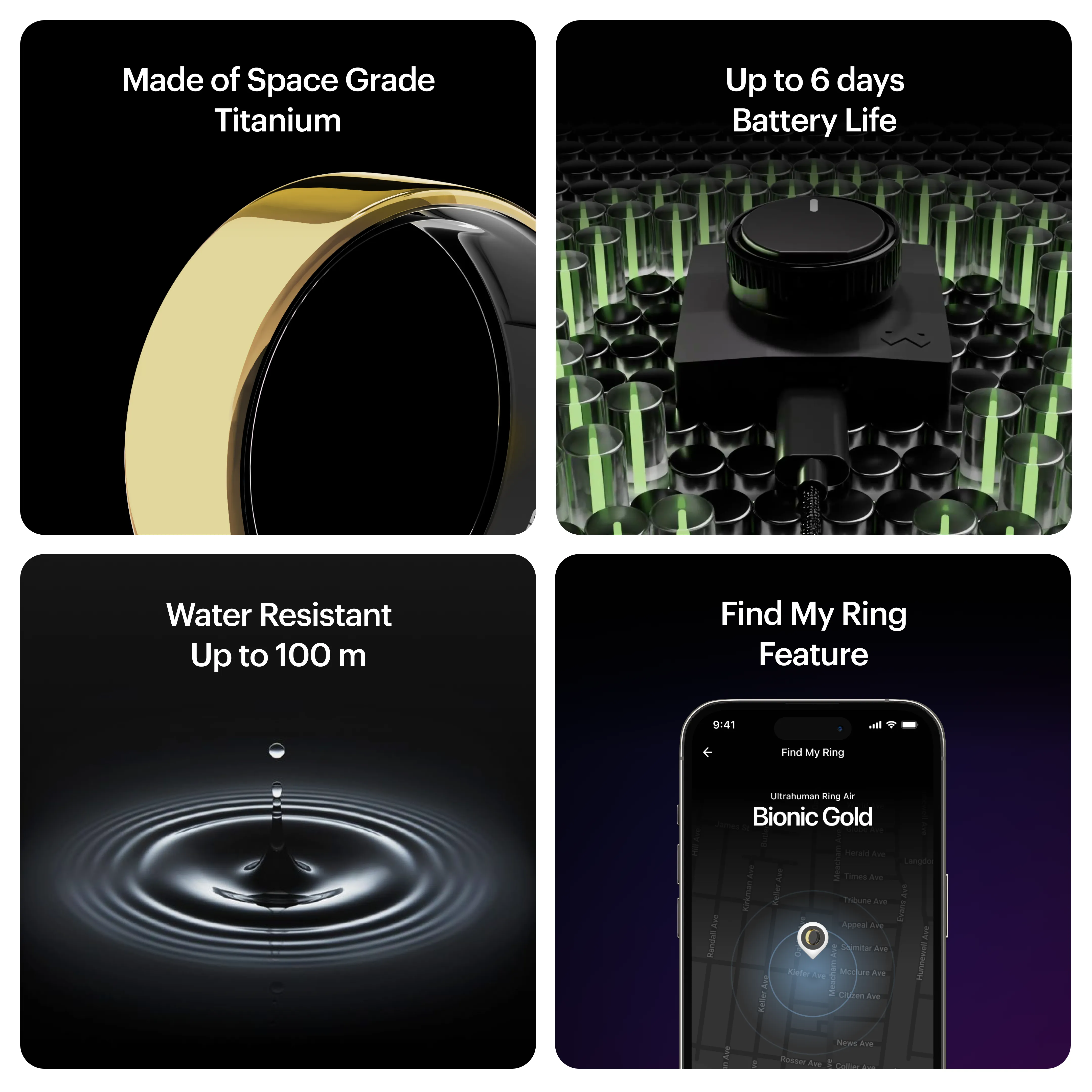 Ultrahuman Ring AIR - Bionic Gold