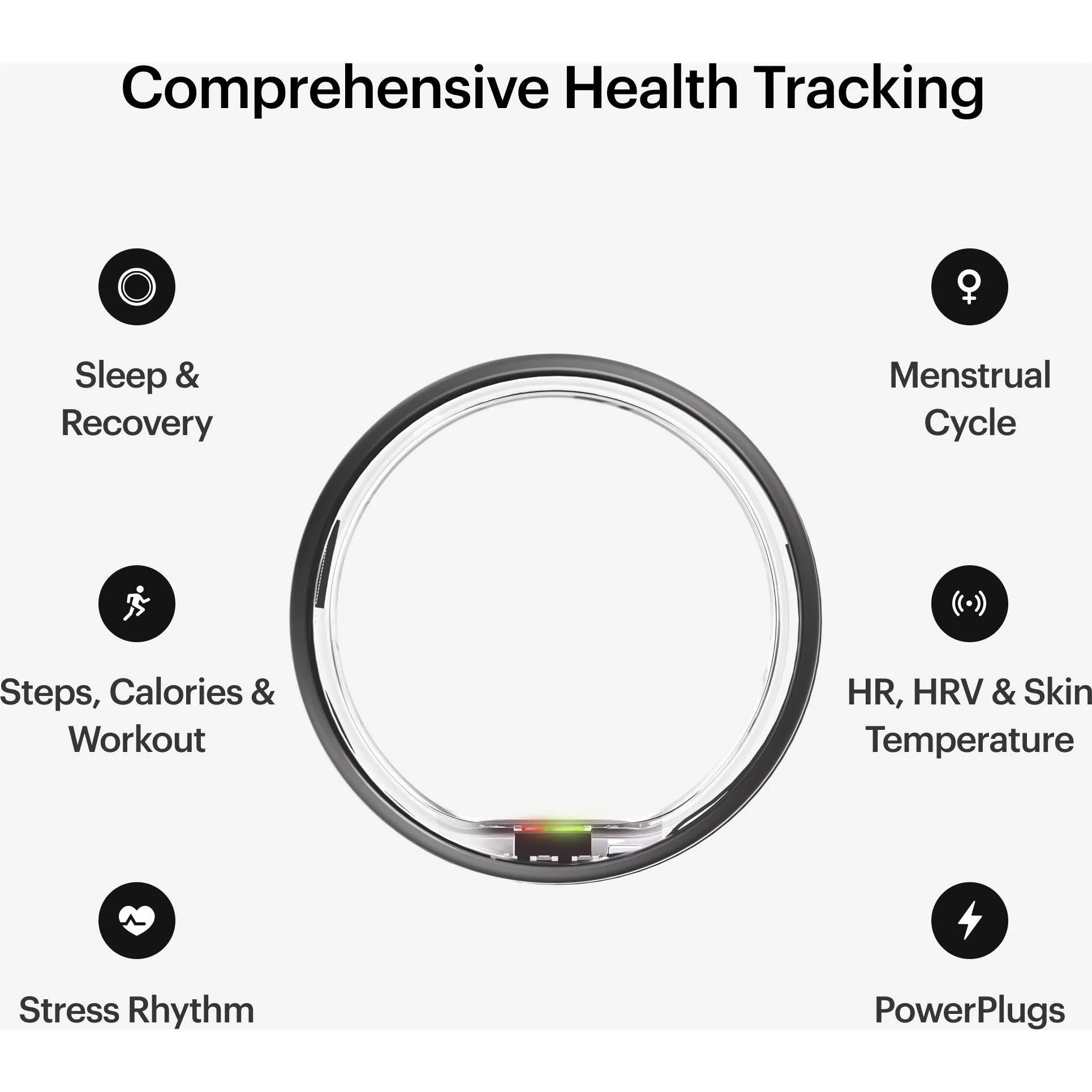 Ultrahuman Ring Air [Size 6]  (Matt Grey)