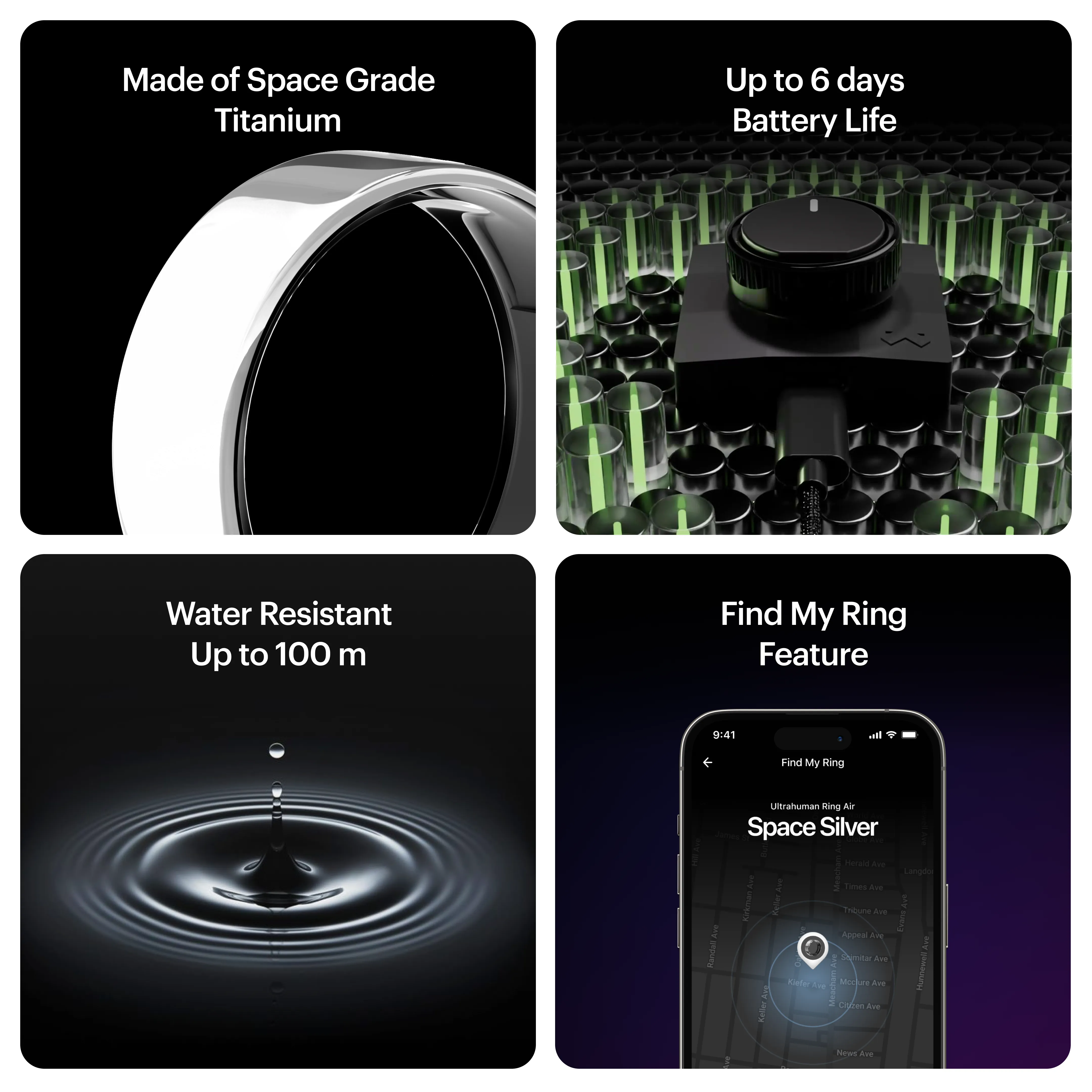 Ultrahuman Ring AIR - Space Silver