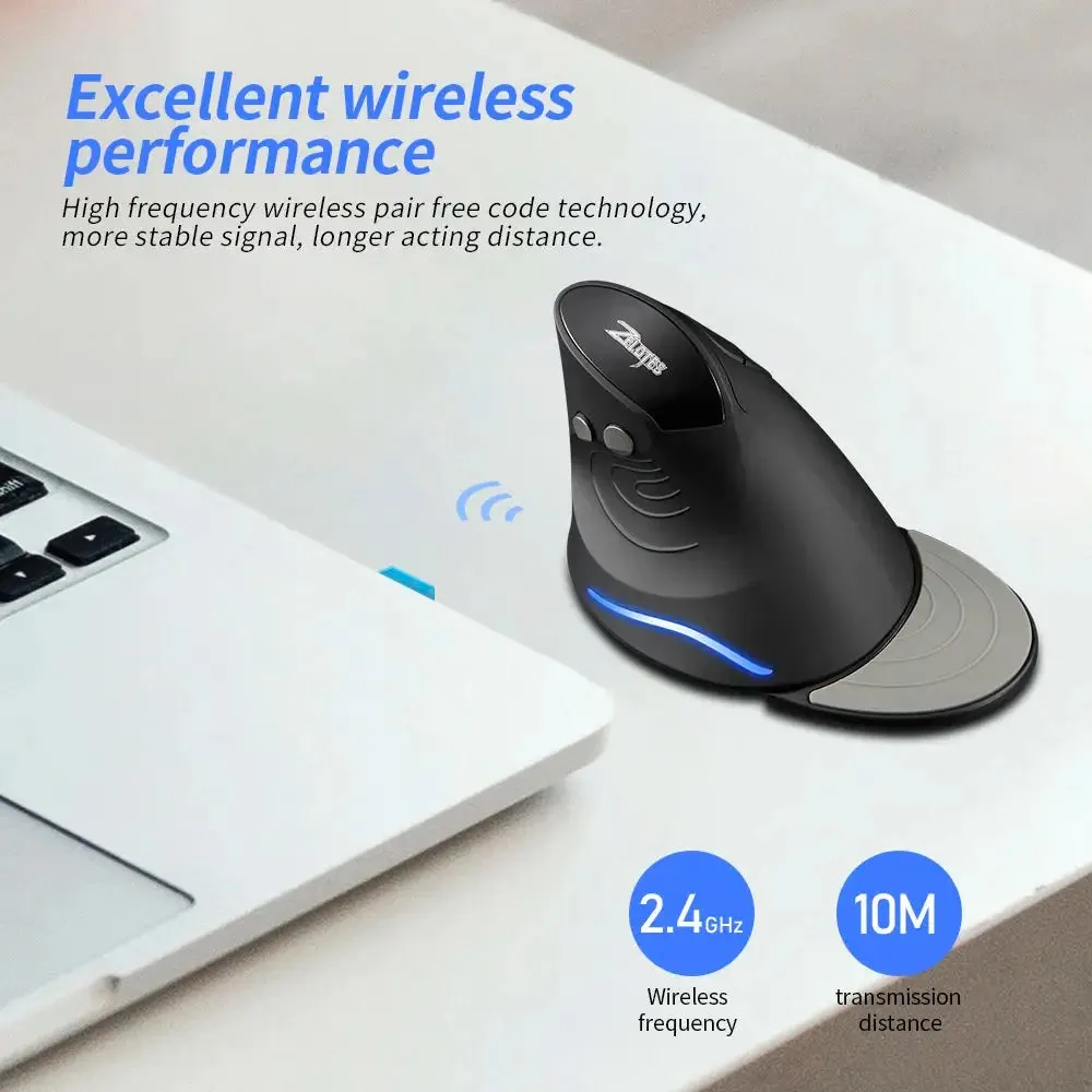 Vertical Mouse – Ergonomic 6-Button.