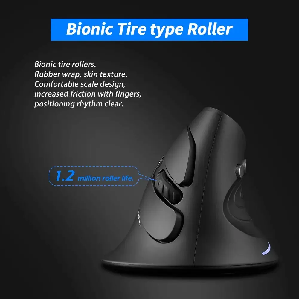 Vertical Mouse – Ergonomic 6-Button.