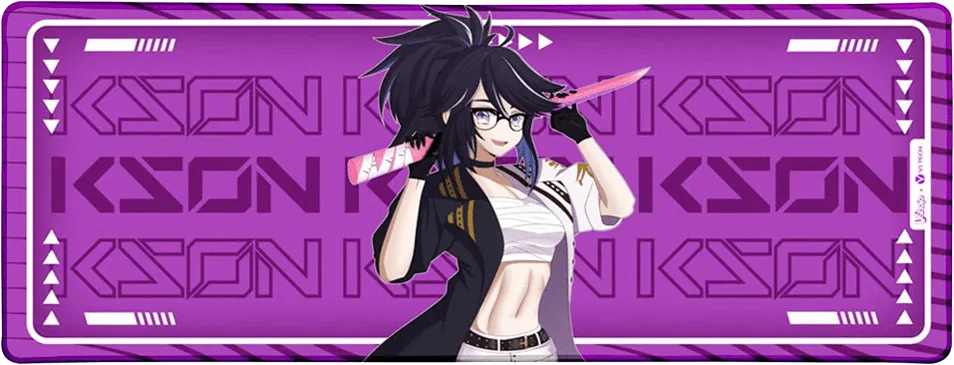 VShojo Kson x V1 Tech Large Mouse Pad
