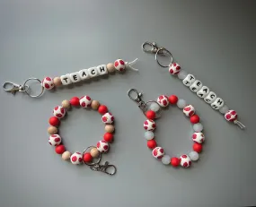 WS Apple/Teacher Keychain Sets