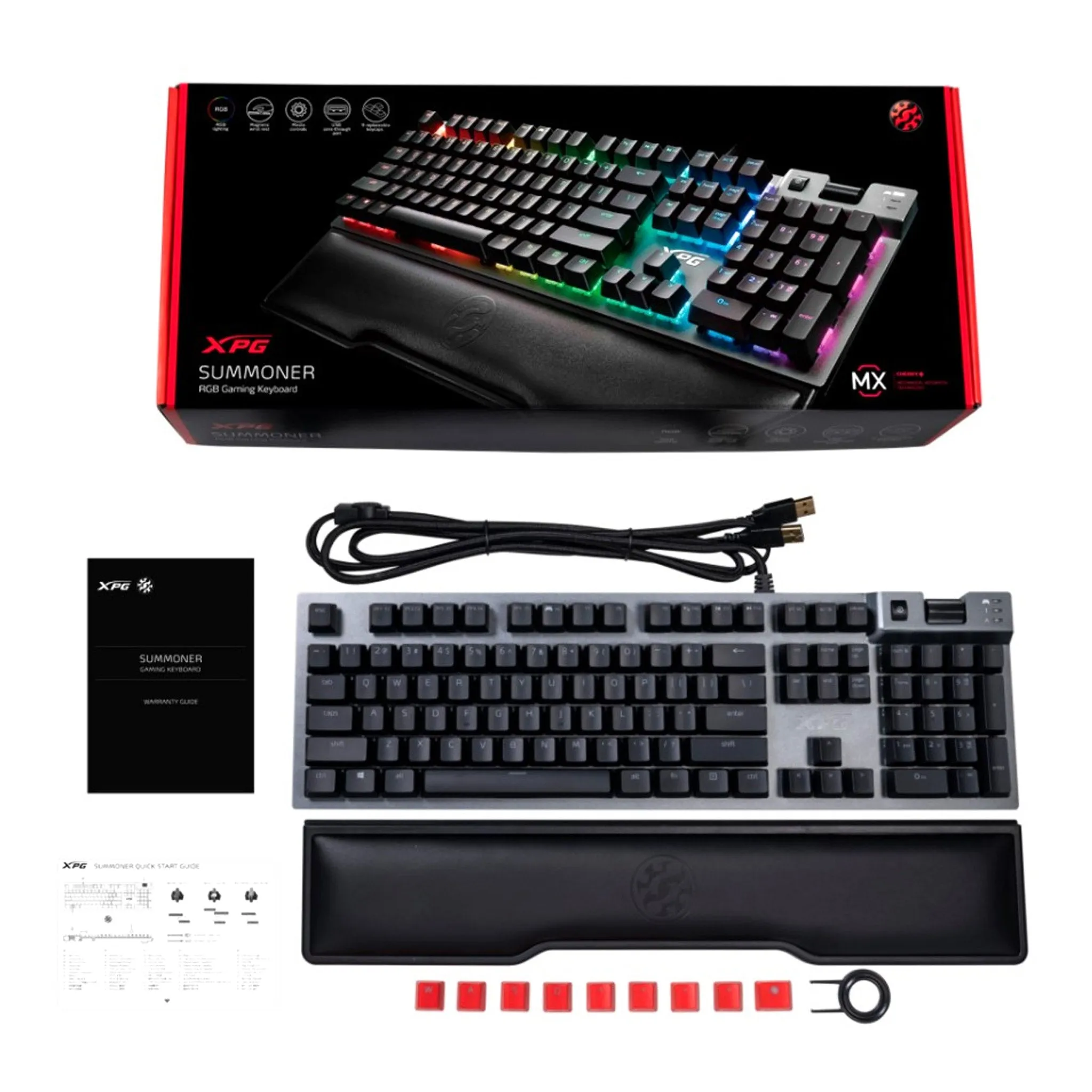 XPG Summoner Wired Mechanical Keyboard with Cherry MX Red switches