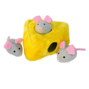 ZippyPaws Burrow Mice 'n Cheese Dog Toy